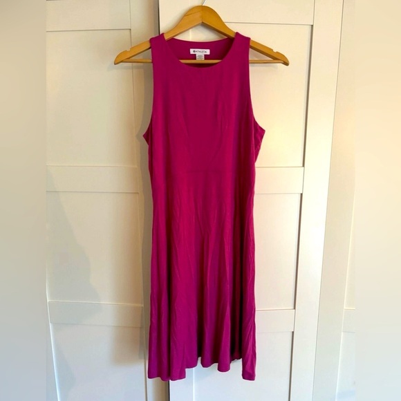 Athleta Santorini Thera Sleeveless Halter A-Line Dress Size Medium Tall in Pink - Picture 4 of 6